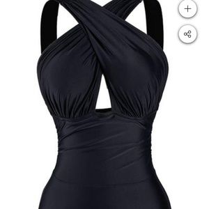 Cupshe Deep Feelings Cross Swimsuit